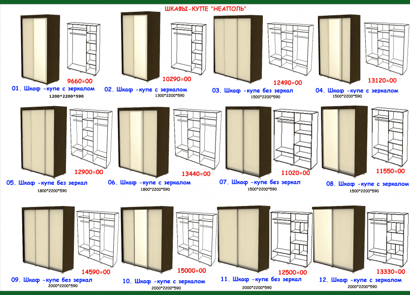 шкаф-купе неаполь в Великом Новгороде