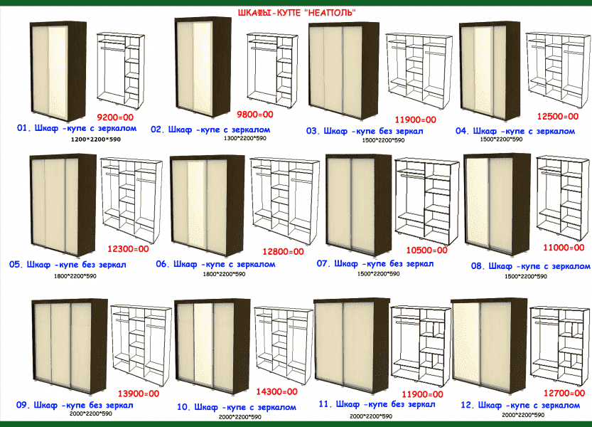 шкаф-купе неаполь в Великом Новгороде