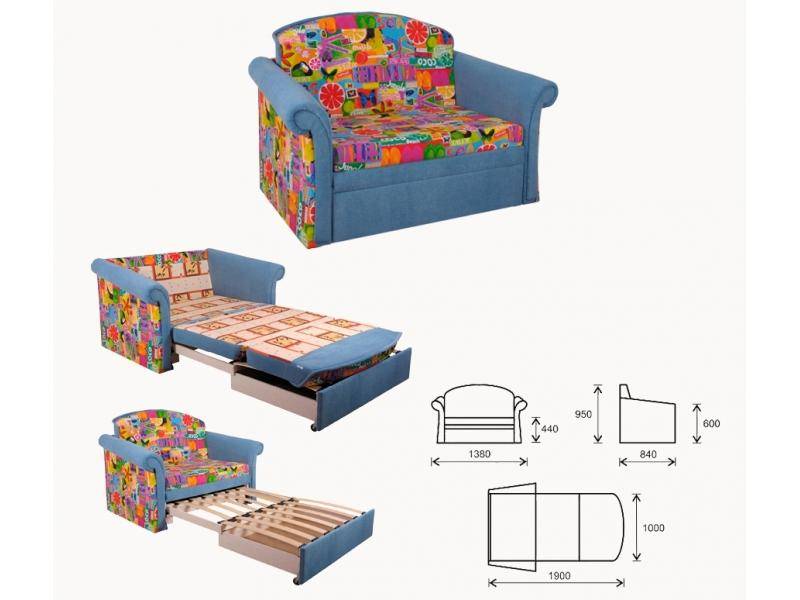 диван детский малютка в Великом Новгороде