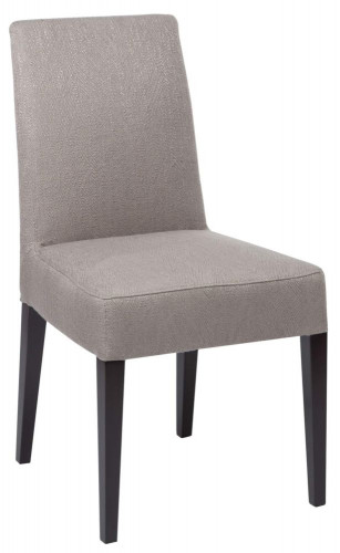 стул aylso dining chair кожа серая в Великом Новгороде