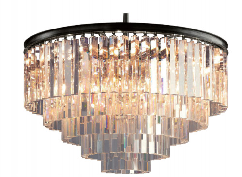 люстра odeon 5 rings черное основание в Великом Новгороде