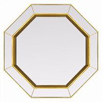 зеркало золотое венецианское восьмиугольное espresso gold в Великом Новгороде