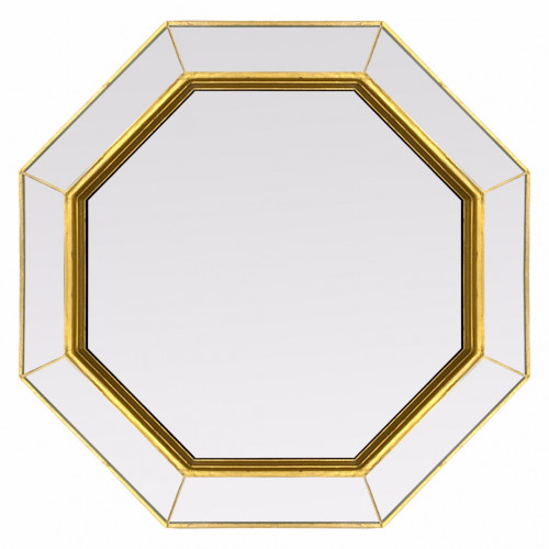 зеркало золотое венецианское восьмиугольное espresso gold в Великом Новгороде