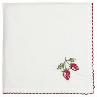 салфетка strawberry red w/embroidery в Великом Новгороде