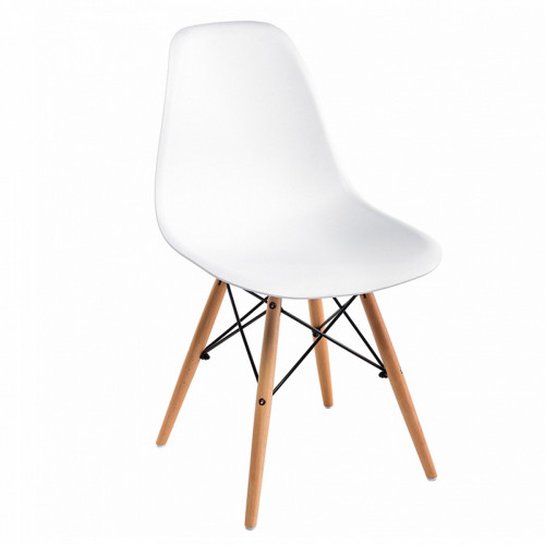 стул деревянный eames pc-015 white в Великом Новгороде