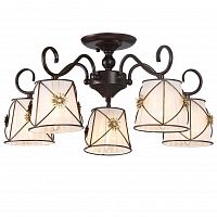 потолочная люстра arte lamp 72 a5495pl-5br в Великом Новгороде