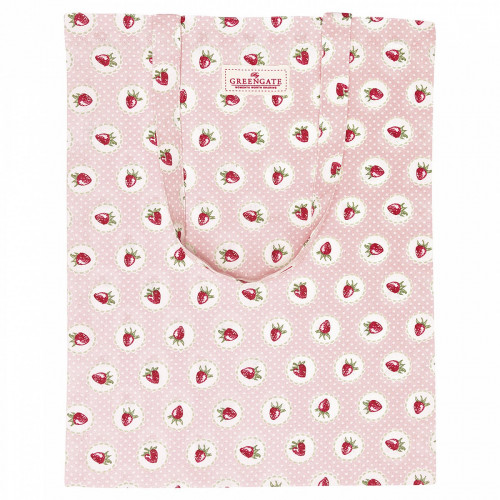сумка хлопковая strawberry pale pink в Великом Новгороде