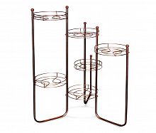 подставка для цветов kaskad 3 медь коричневая в Великом Новгороде