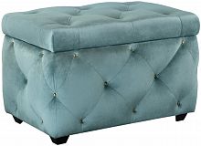 сундук leset classic-е64 велюр yd-25b бирюзовый/ножки пластик в Великом Новгороде