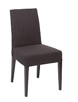 стул aylso dining chair кожа тёмно-коричневая в Великом Новгороде