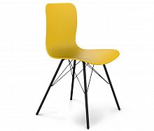 стул dsr желтый s40 (eames style) в Великом Новгороде