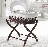 колыбель-переноска gift wicker moses basket темная, белое белье в Великом Новгороде