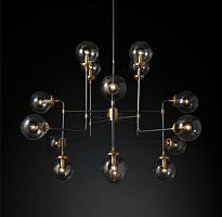 люстра bistro 16 черная, бронза в Великом Новгороде
