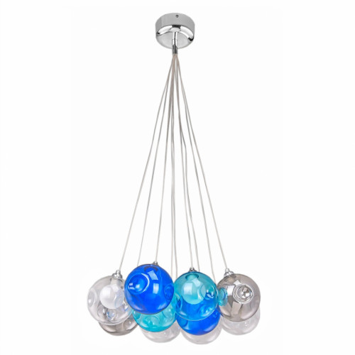 люстра bocci blue 10 прозрачное, голубое, пепельное стекло в Великом Новгороде