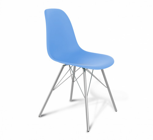 стул dsr голубой s37 (eames style) в Великом Новгороде