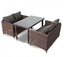 макиато дабл, обеденная группа на 4 персоны коричневый в Великом Новгороде