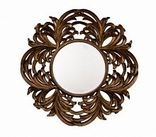 зеркало круглое большое в резной раме round leaf в Великом Новгороде