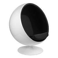 кресло eero aarnio style ball chair черное в Великом Новгороде