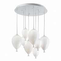 подвесная люстра ideal lux clown sp8 bianco в Великом Новгороде