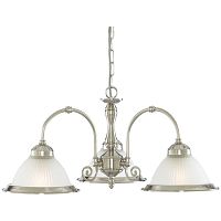 подвесная люстра arte lamp american diner a9366lm-3ss белая в Великом Новгороде