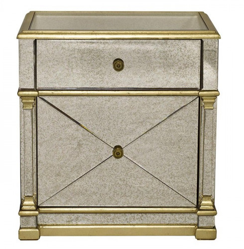 тумба прикроватная зеркальная glam в Великом Новгороде