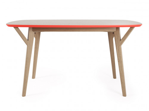 стол proso осветленный дуб, коралловый в Великом Новгороде