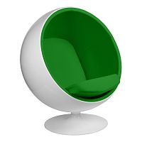 кресло eero aarnio style ball chair зеленое в Великом Новгороде