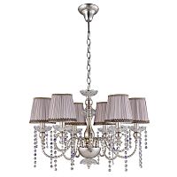 подвесная люстра crystal lux alegria sp6 silver-brown в Великом Новгороде