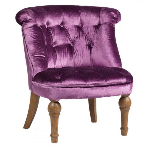 кресло sophie tufted slipper chair сиреневое в Великом Новгороде