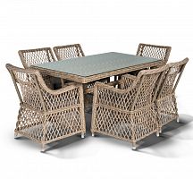 латте, обеденная группа на 4 персоны ,бежевый в Великом Новгороде