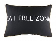 подушка с надписью cat free zone в Великом Новгороде