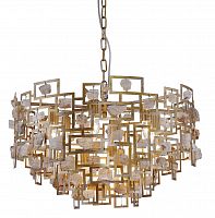 подвесная люстра crystal lux diego sp9 d600 gold в Великом Новгороде