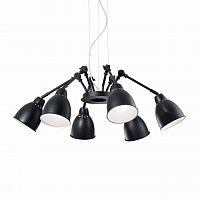 подвесная люстра ideal lux newton sp6 nero в Великом Новгороде