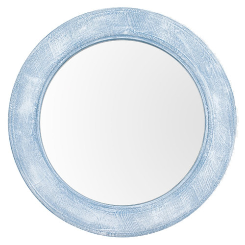зеркало круглое голубое round window в Великом Новгороде