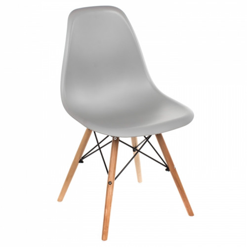 стул деревянный eames pc-015 grey в Великом Новгороде