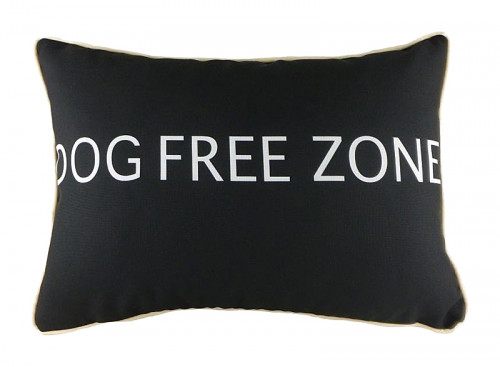 подушка с надписью dog free zone в Великом Новгороде