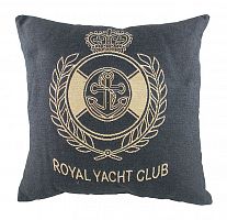 подушка с гербом королевского royal yacht club denim в Великом Новгороде