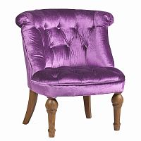 кресло sophie tufted slipper chair лиловое в Великом Новгороде