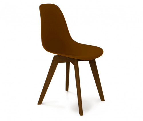 стул dsw коричневый s39 (eames style) в Великом Новгороде