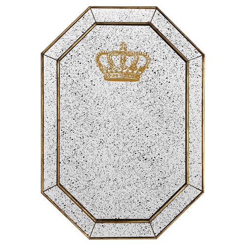 зеркало состаренное восьмиугольное с короной crown в Великом Новгороде