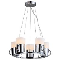 подвесная люстра arte lamp brooklyn a9484sp-5cc хром в Великом Новгороде