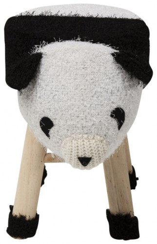 kare design пуф panda, коллекция "панда" 40*35*27, полиэстер, полиуретан, сосна, белый в Великом Новгороде
