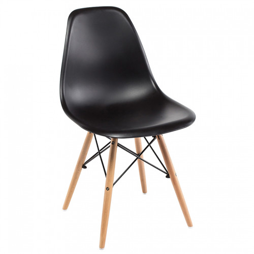 стул деревянный eames pc-015 black в Великом Новгороде