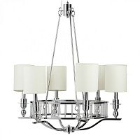 люстра easton light chandelier хром, бежевая в Великом Новгороде