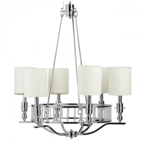 люстра easton light chandelier хром, бежевая в Великом Новгороде