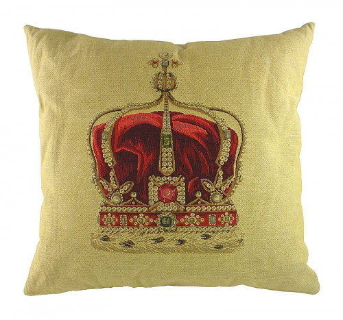 подушка с картинкой короны queen crown cream в Великом Новгороде