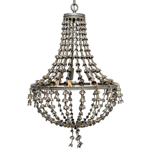 люстра «адела» темное серебро с золотистыми деталями в Великом Новгороде
