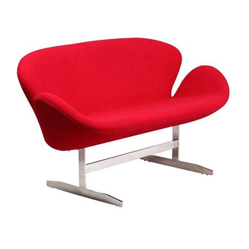 диван swan sofa прямой красный в Великом Новгороде