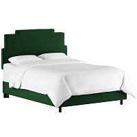 кровать двуспальная 160х200 зеленая paxton emerald velvet в Великом Новгороде