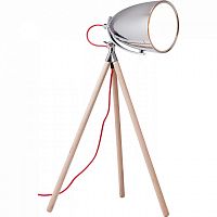 лампа настольная chromatic tripod на деревянном штативе в Великом Новгороде